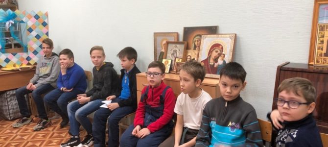 В Воскресной школе состоялся праздник посвящённый Дню Защитника Отечества